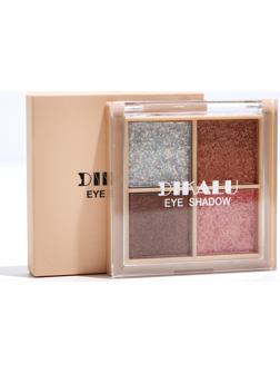 Набор теней для век с шиммером, 4 цвета