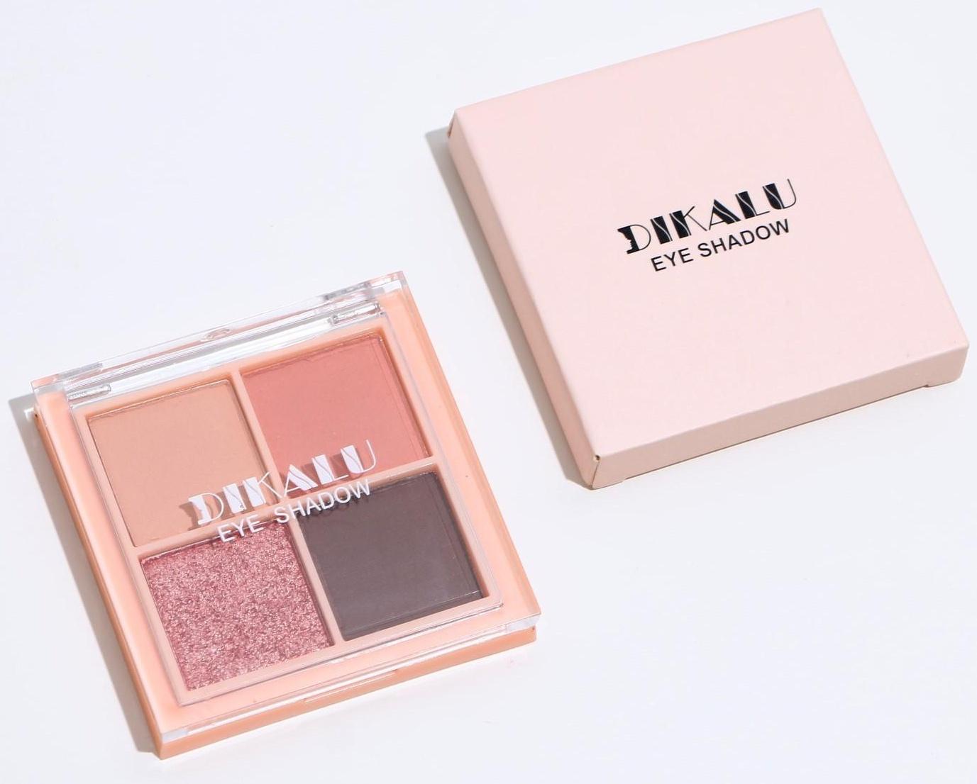 Набор теней для век с шиммером, 4 цвета