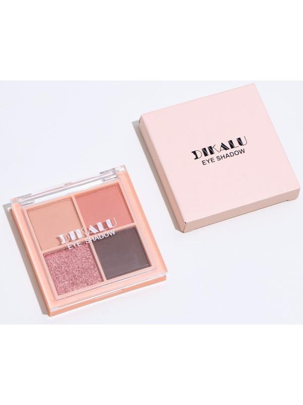 Набор теней для век с шиммером, 4 цвета