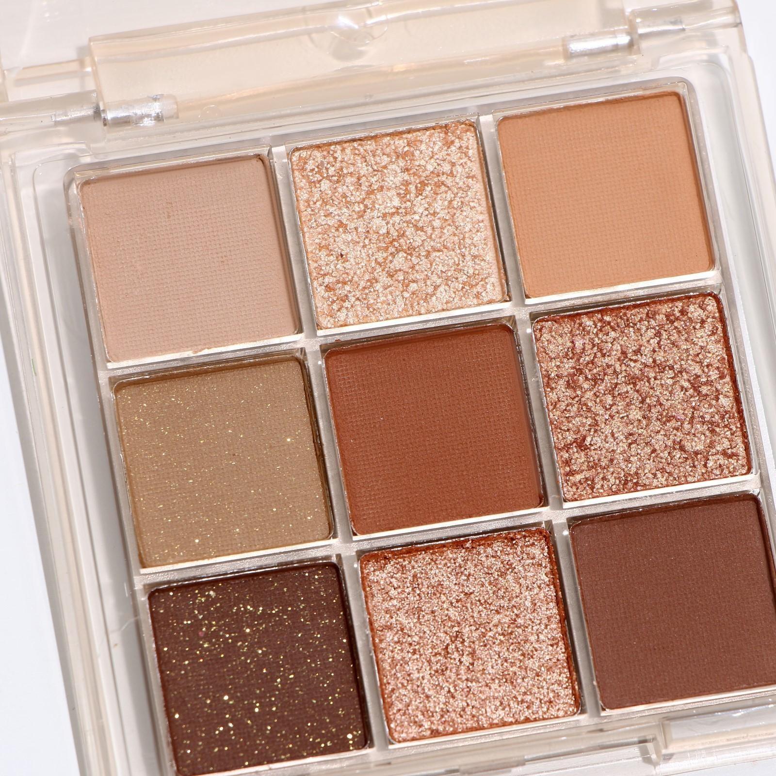 Набор теней для век c шиммером 9 цветов