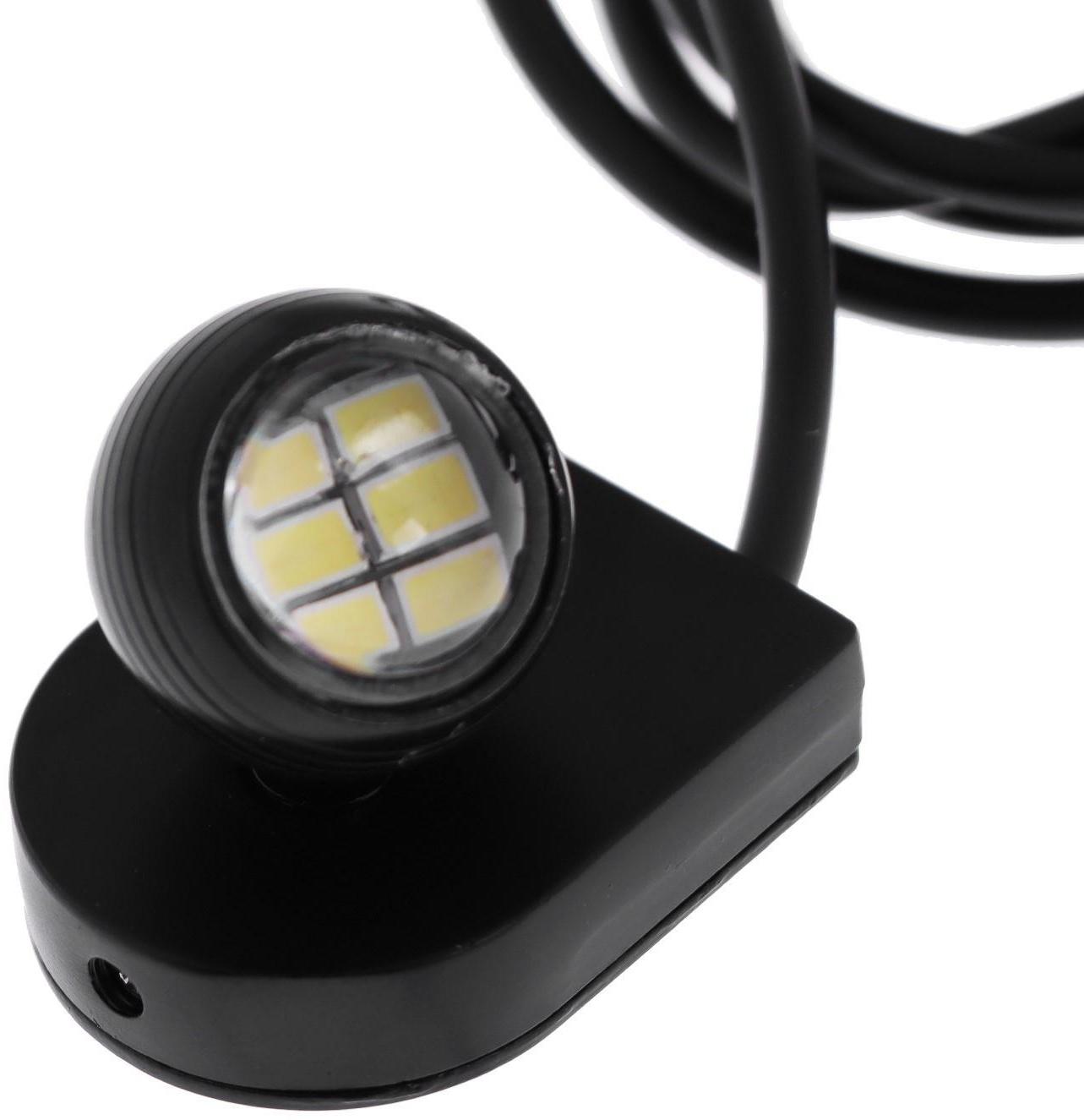 Подсветка заднего хода, 12 В, 6 SMD, 10 Вт, провод 40 см, свет белый