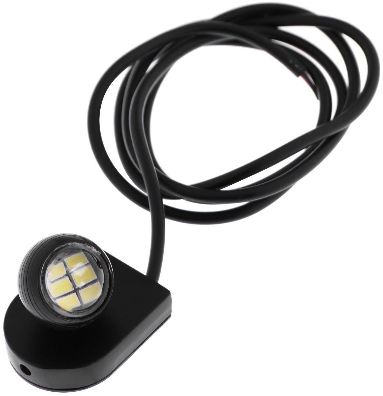 Подсветка заднего хода, 12 В, 6 SMD, 10 Вт, провод 40 см, свет белый