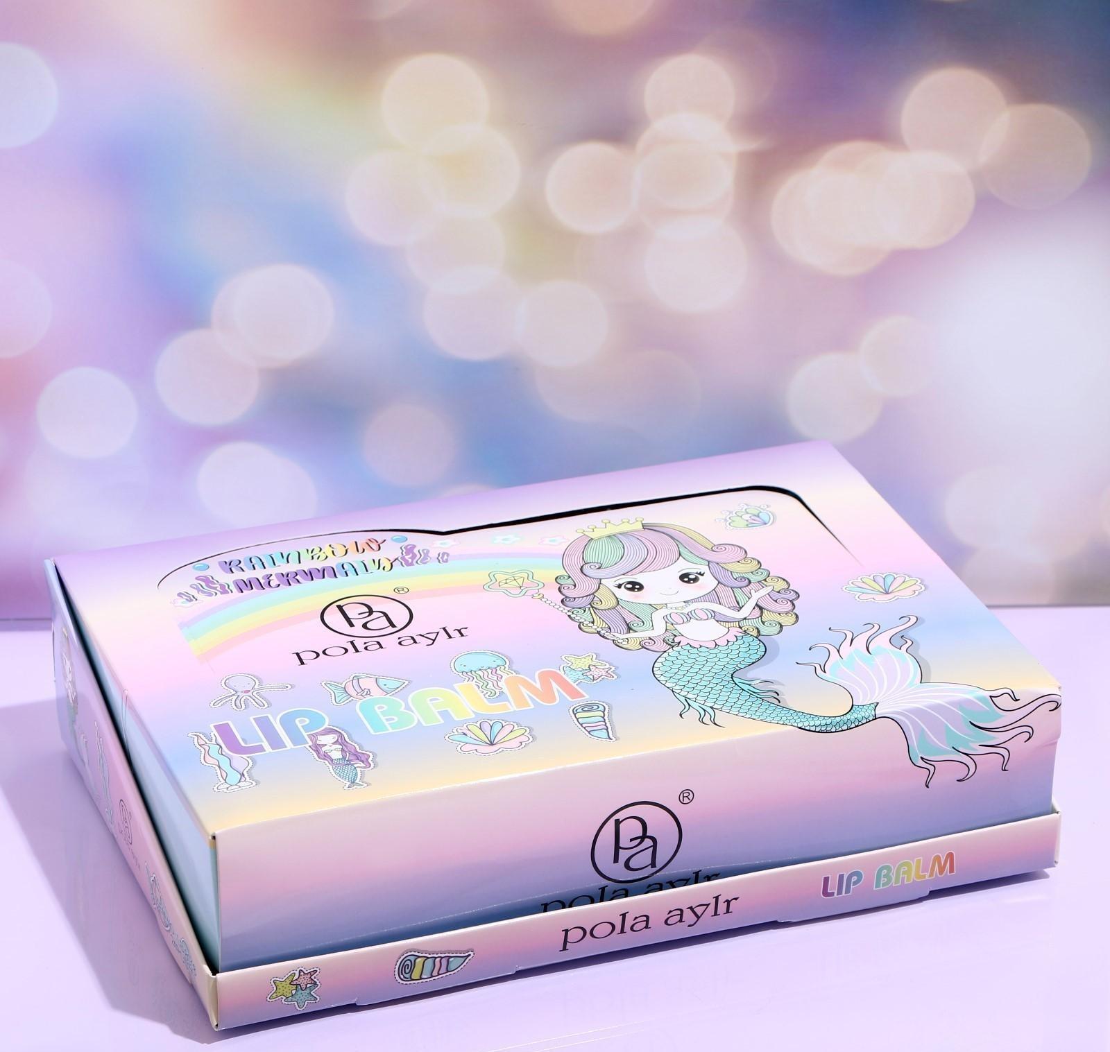 Бальзам для губ «Морской хвостик», микс цветов и запахов