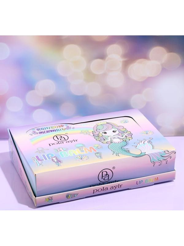 Бальзам для губ «Морской хвостик», микс цветов и запахов