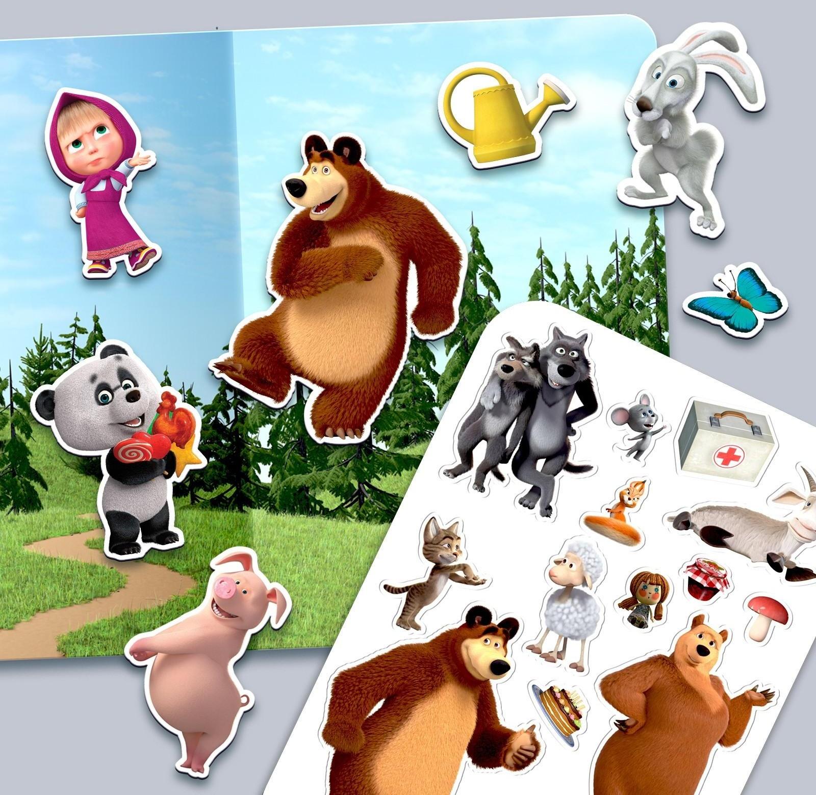 Магнитный набор «Развивающий», Маша и Медведь