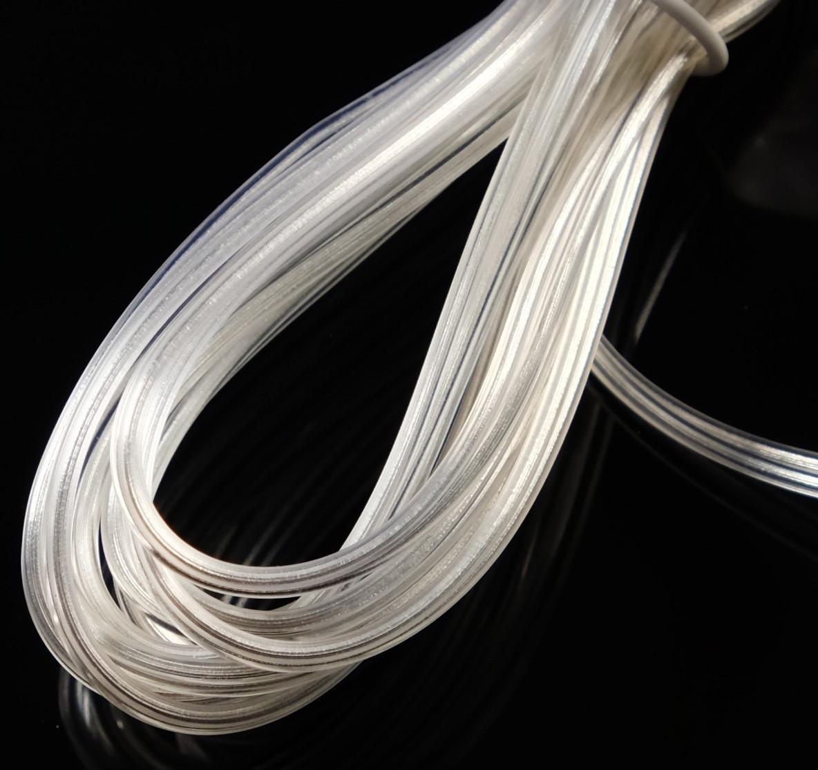 Удлинитель для комнатных гирлянд с выключателем, 3 м, прозрачная нить, УМС-вилка