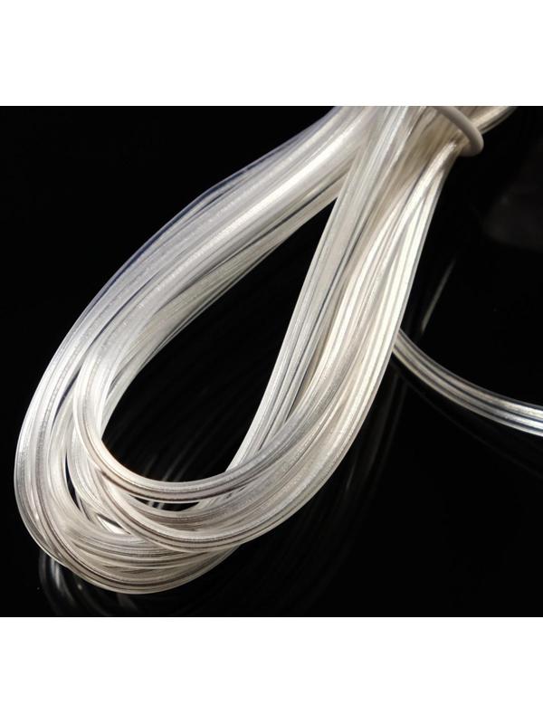 Удлинитель для комнатных гирлянд с выключателем, 3 м, прозрачная нить, УМС-вилка