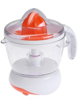 Соковыжималка Luazon LJE-001, для цитрусовых, 40 Вт, 0,7 л, бело-оранжевая