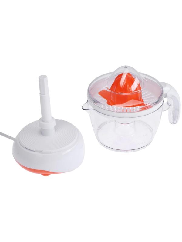 Соковыжималка Luazon LJE-001, для цитрусовых, 40 Вт, 0,7 л, бело-оранжевая
