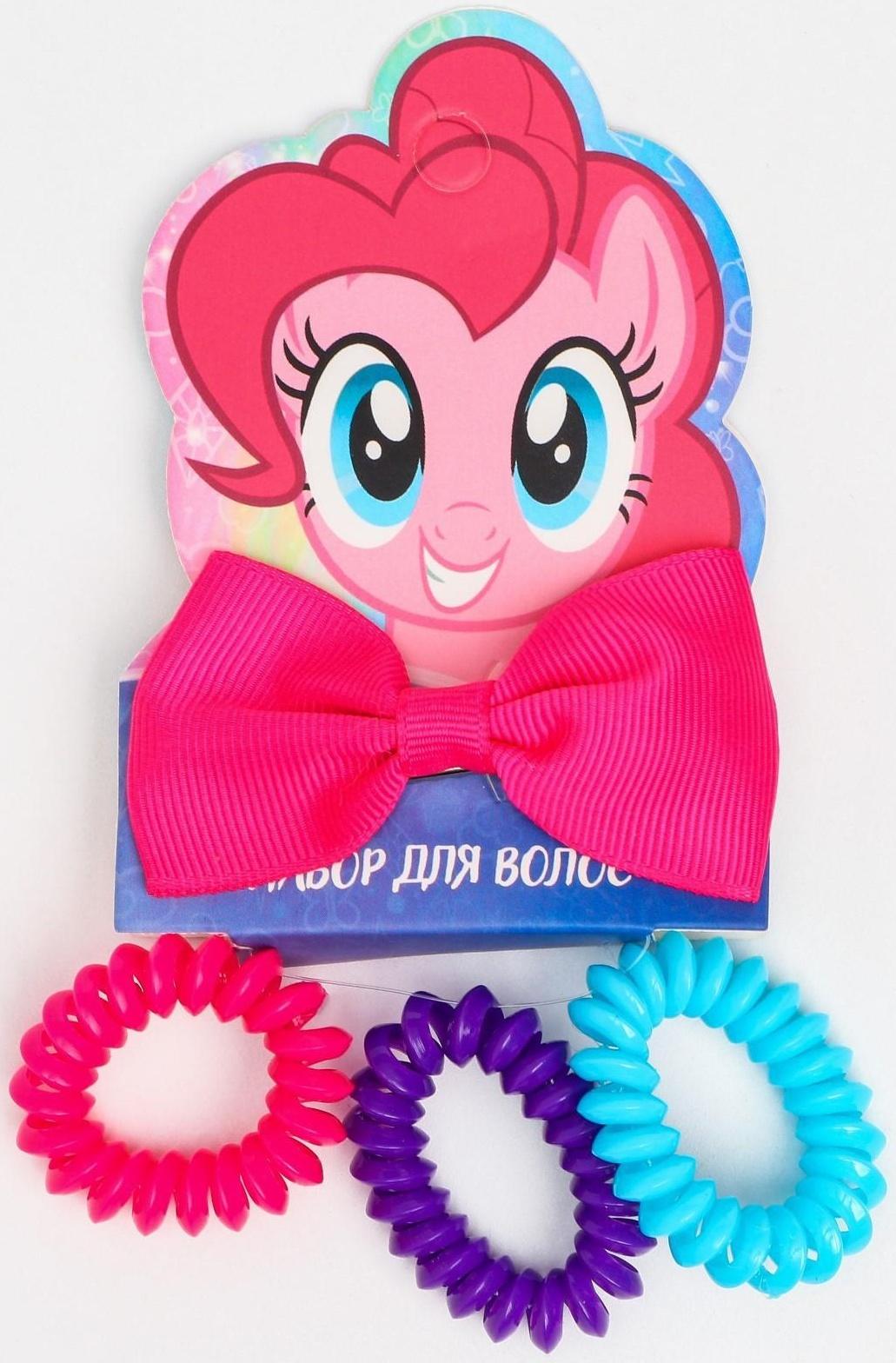 Набор для волос заколка+резинки 3 шт 