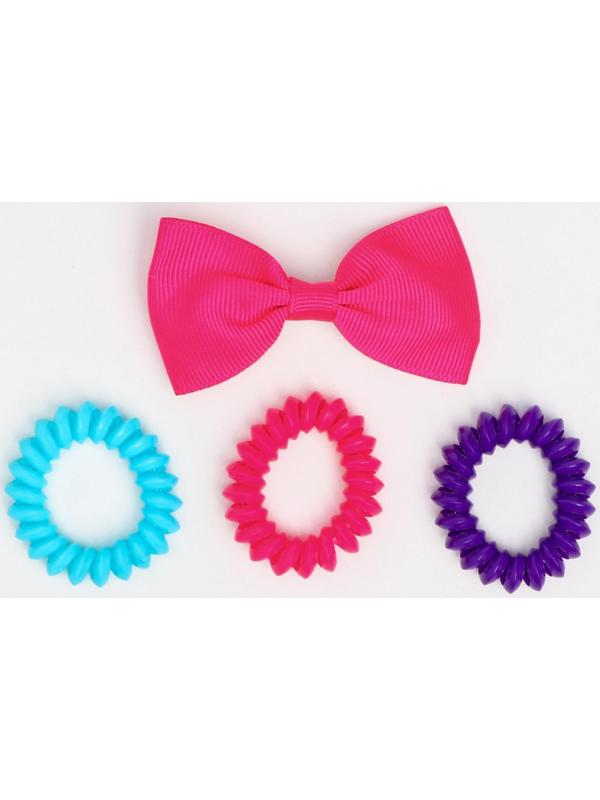 Набор для волос заколка+резинки 3 шт 