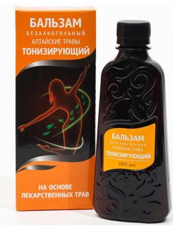 Бальзам Алтайские травы Тонизирующий, 250 мл