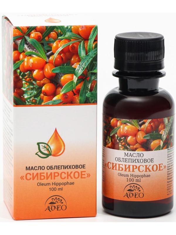 Масло облепиховое Сибирское, 100 мл