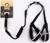 Комплект мягкая шлейка, круглый поводок 1 х 120 см с вертлюгом, S, ОШ 26-67 см, ОГ 26-67 см, чёрный