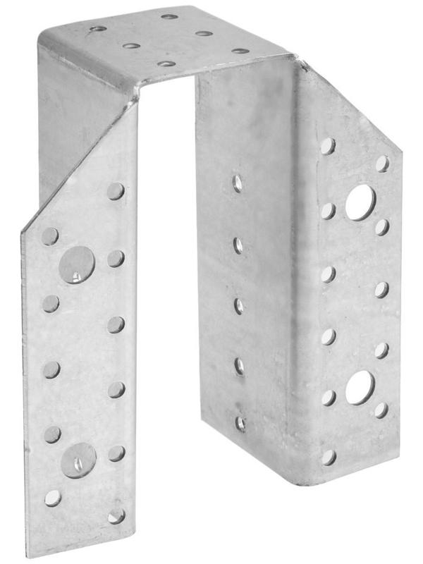 Опора бруса, раскрытая, 140х76х50х2 мм, ГОЦ в упаковке 16 шт.