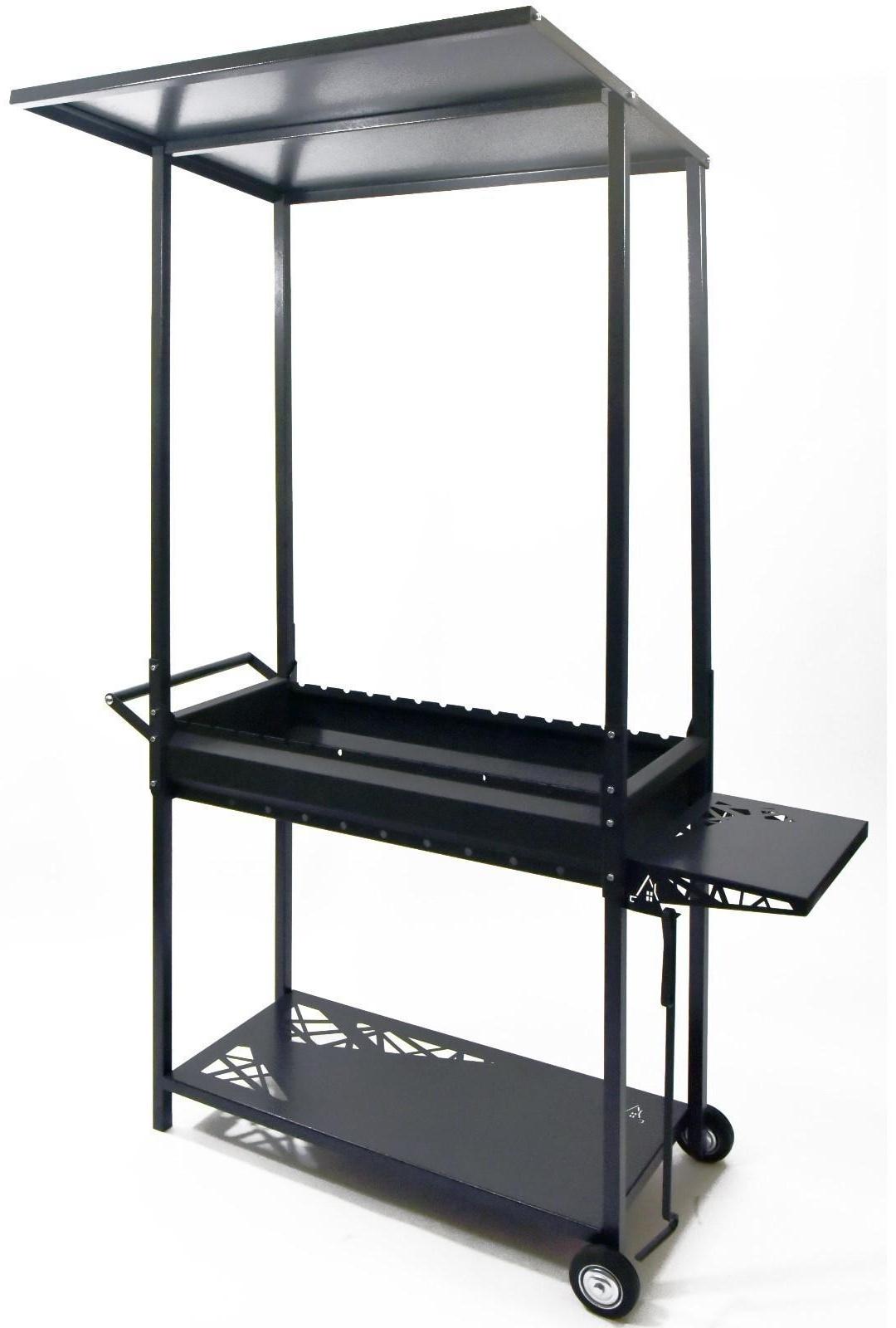 Мангал Нюрнберг с крышей 122 х 72 х 195 см