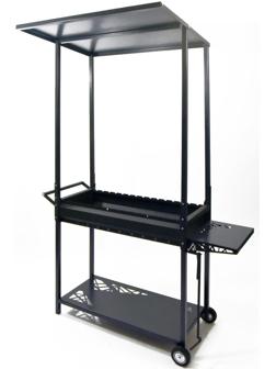 Мангал Нюрнберг с крышей 122 х 72 х 195 см