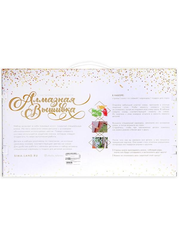 Алмазная мозаика с частичным заполнением «Девушка с леденцом» без рамы 30х40 см