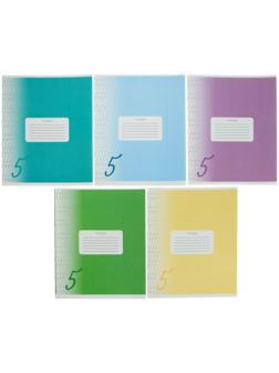 Тетрадь 12 листов в частую косую линейку Calligrata 