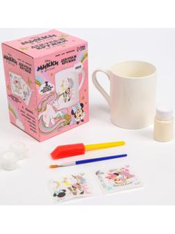 Набор для творчества «Кружка для декупажа, сделай сам» Минни Маус и единорог