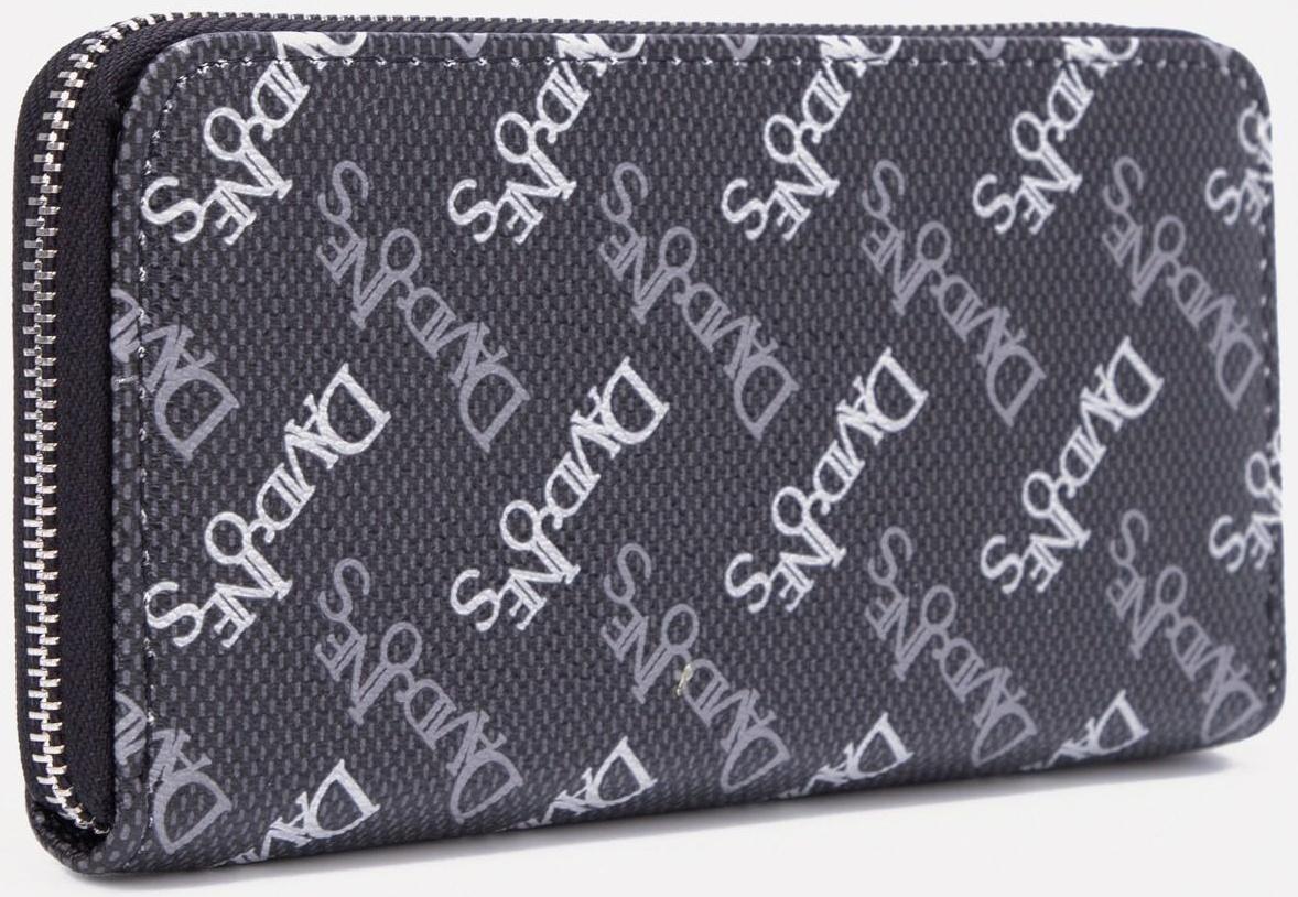 Кошелёк на молнии, цвет чёрный