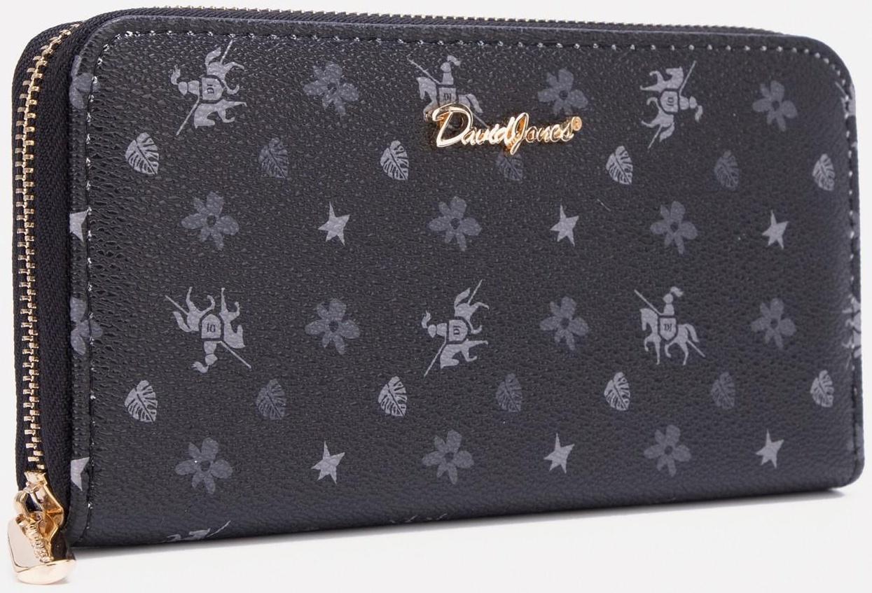 Кошелёк на молнии, цвет чёрный