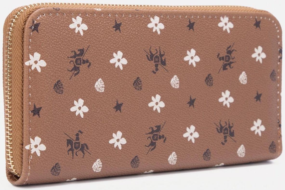 Кошелёк на молнии, цвет рыжий