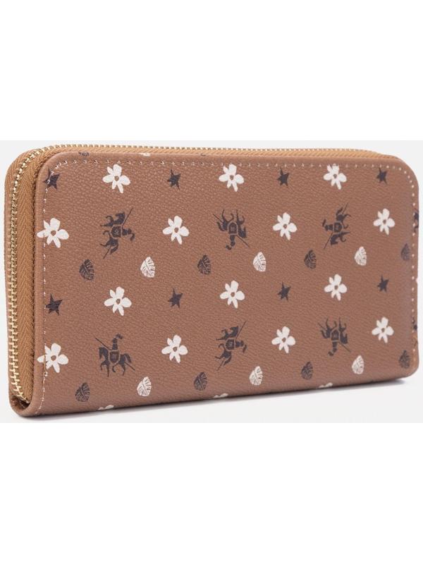 Кошелёк на молнии, цвет рыжий