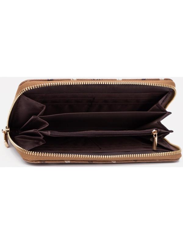 Кошелёк на молнии, цвет рыжий