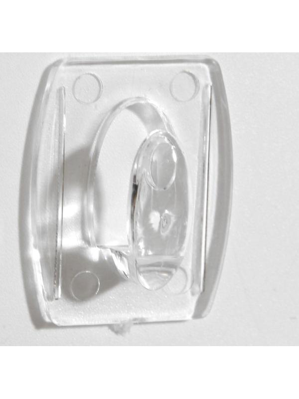 Крючки самоклеящиеся, круглые, с системой бесследного удаления, набор, 2,2 х 2,8 см, 6 шт.