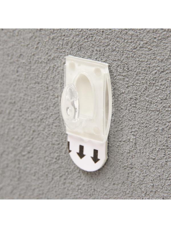 Крючки самоклеящиеся, круглые, с системой бесследного удаления, набор, 2,2 х 2,8 см, 6 шт.