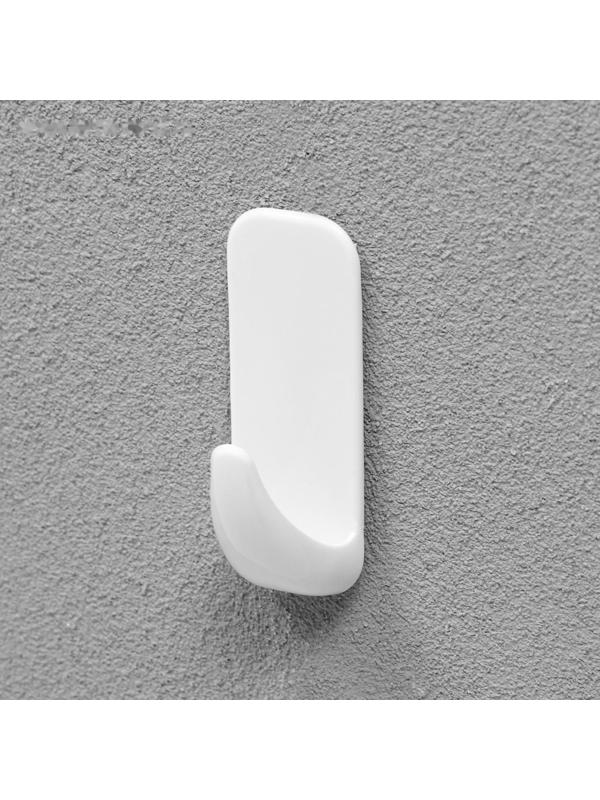 Крючки самоклеящиеся, круглые, с системой бесследного удаления, набор, 2,2 х 6 см, 3 шт.