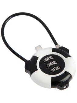 Замок навесной кодовый, цвет черный