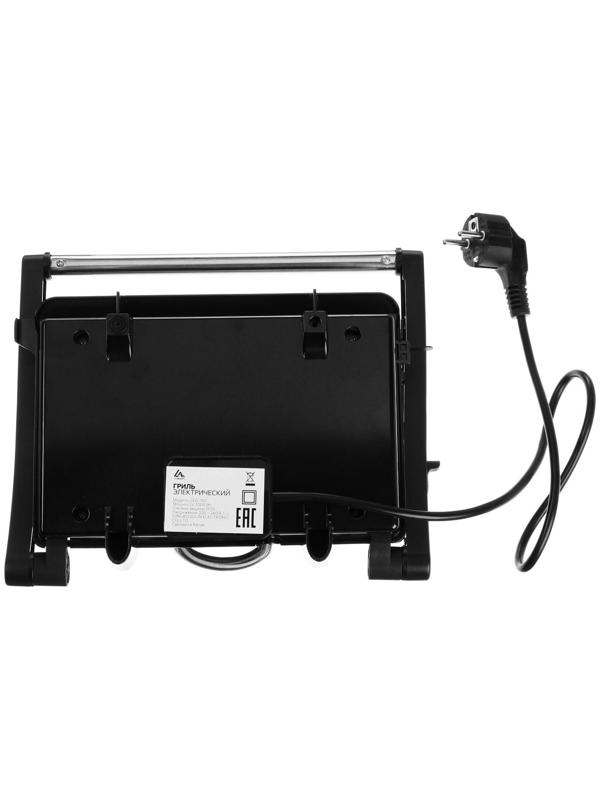 Электрогриль LuazON LEG-701, 1000 Вт, антипригарное покрытие, 23х15 см