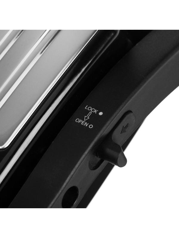 Электрогриль LuazON LEG-701, 1000 Вт, антипригарное покрытие, 23х15 см