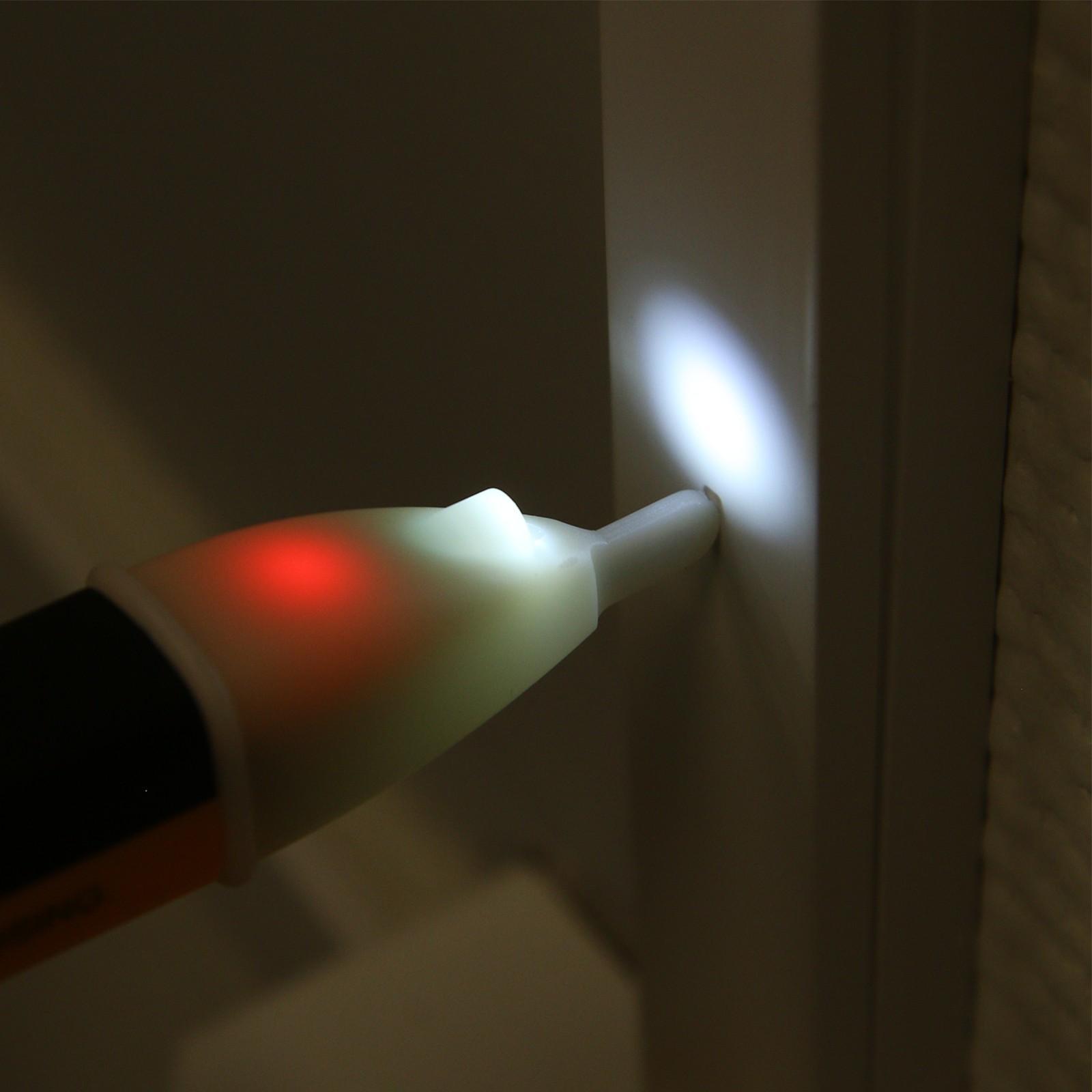 Светодиодный индикатор напряжения ТУНДРА, поиск обрыва в цепи, звуковая индикация, 1000 В