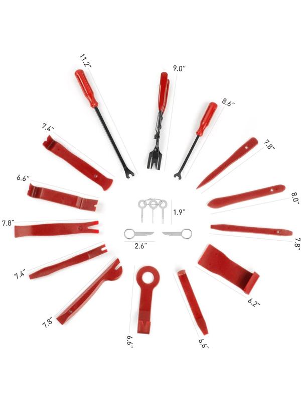 Набор инструмента по пластику, 19 предметов, в сумке
