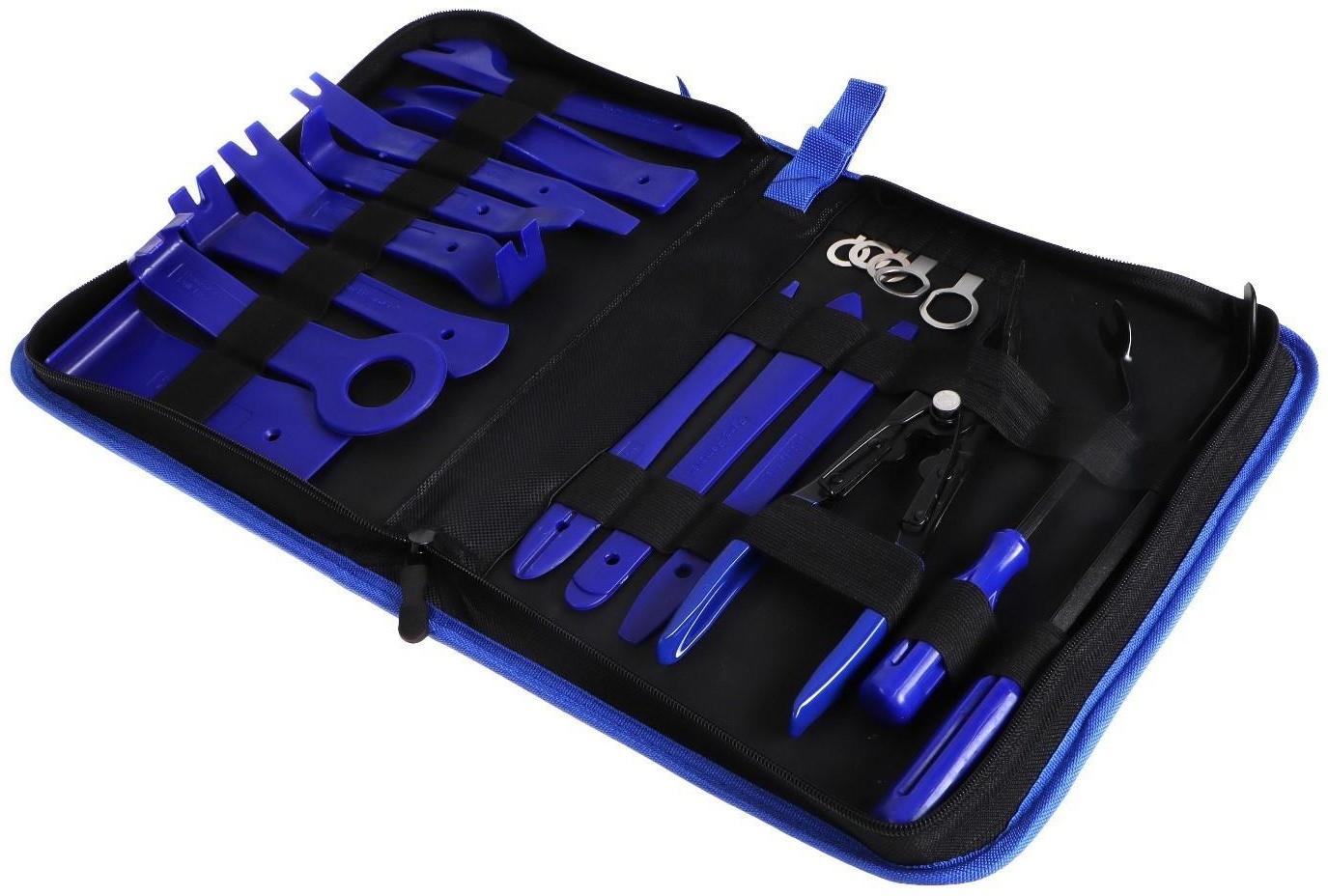 Набор инструмента по пластику, 19 предметов, в сумке