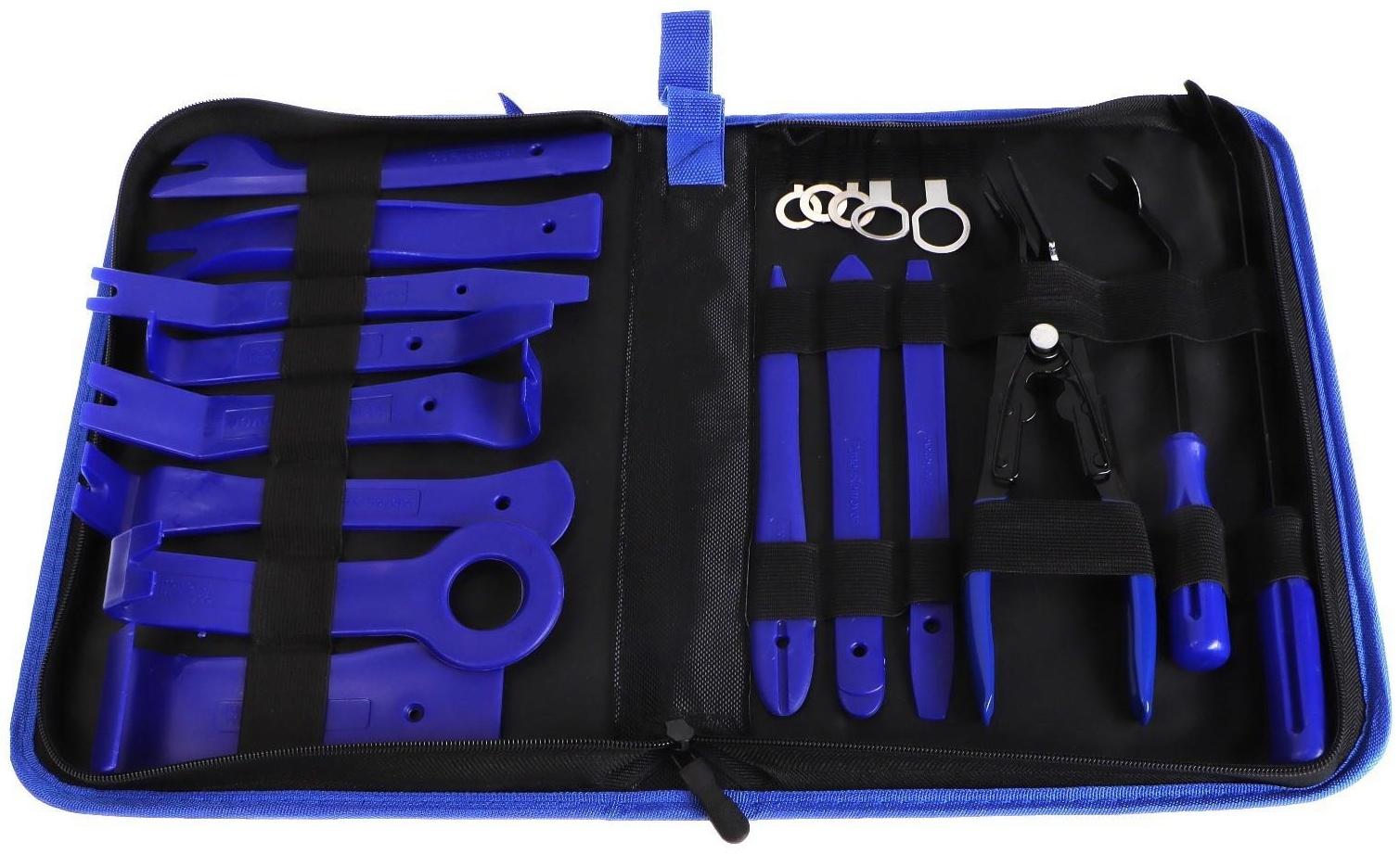 Набор инструмента по пластику, 19 предметов, в сумке