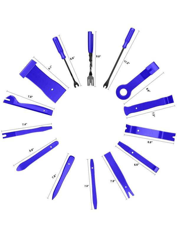Набор инструмента по пластику, 19 предметов, в сумке