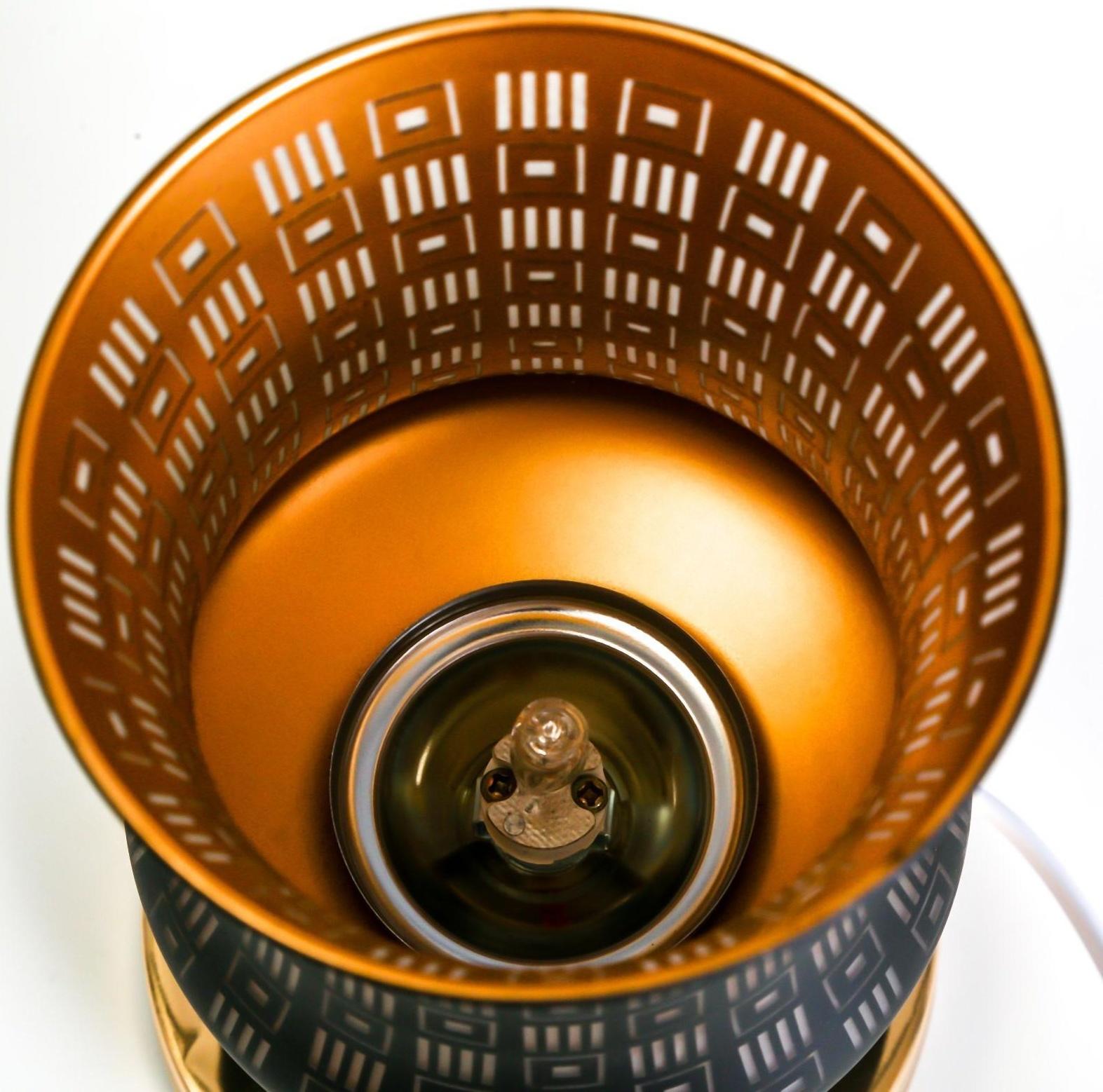 Аромасветильник 16858/1 G4 20Вт золото 13х13х24 см