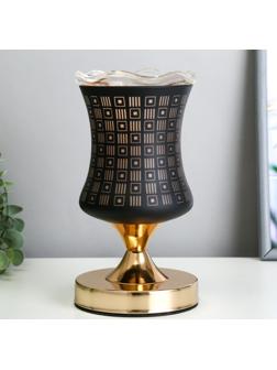 Аромасветильник 16858/1 G4 20Вт золото 13х13х24 см