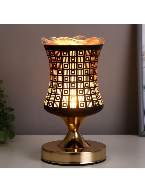 Аромасветильник 16858/1 G4 20Вт золото 13х13х24 см