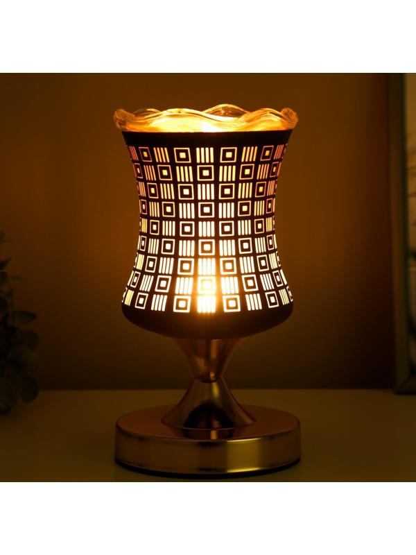 Аромасветильник 16858/1 G4 20Вт золото 13х13х24 см