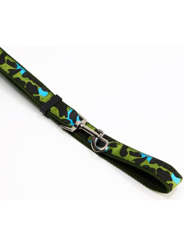 Автомобильный ремень безопасности для собак особо прочный, 2,5 х 48-74 см, камуфляжный