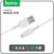 Кабель Hoco X13, microUSB - USB, 2,4 А, 1 м, PVC оплетка, белый