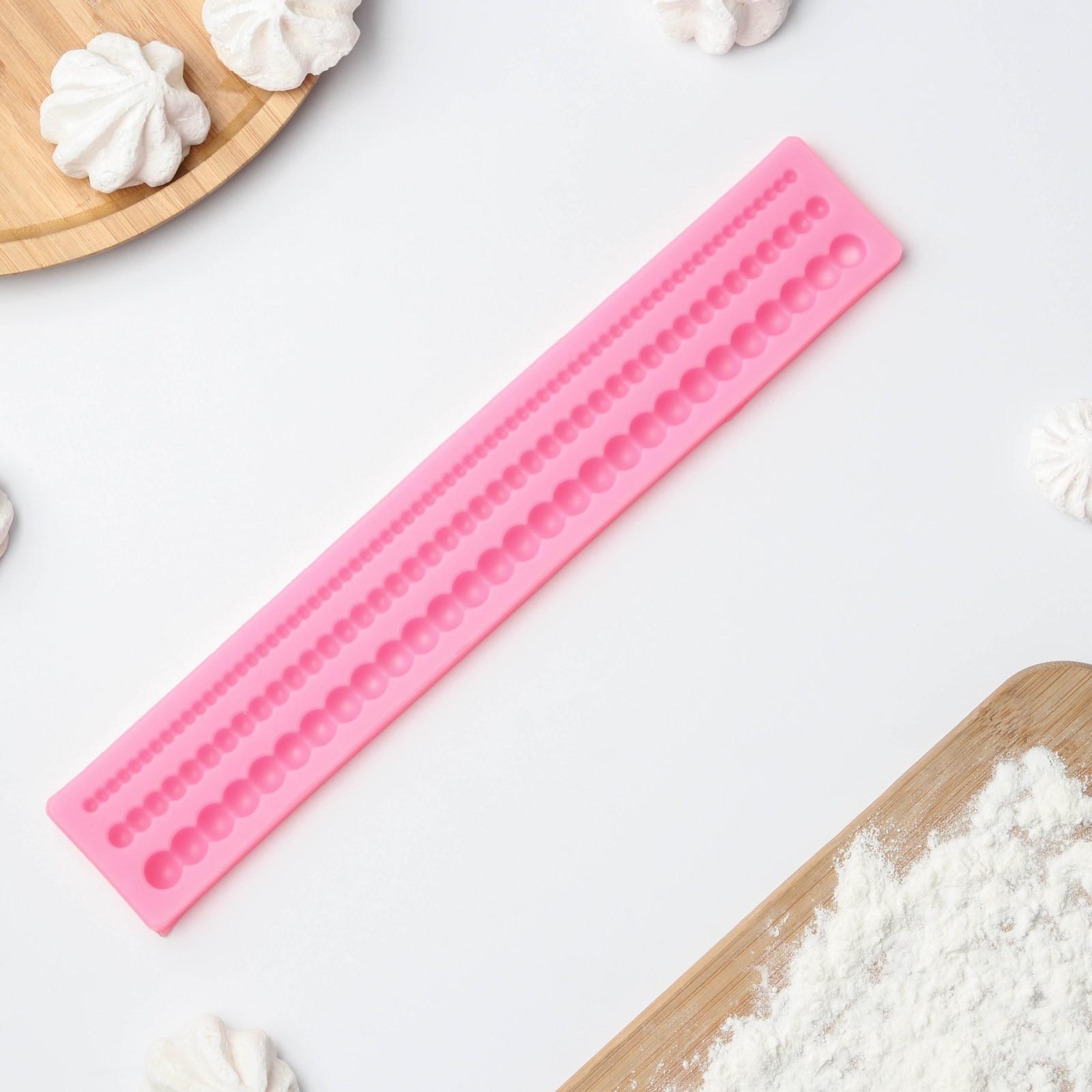 Молд «Жемчуг», 30×5×1 см, цвет МИКС