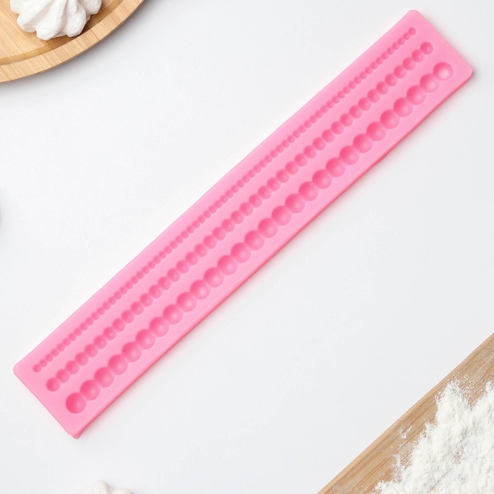 Молд «Жемчуг», 30×5×1 см, цвет МИКС