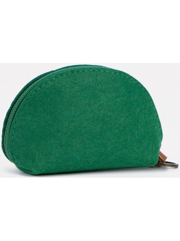 Кошелёк на молнии, цвет зелёный