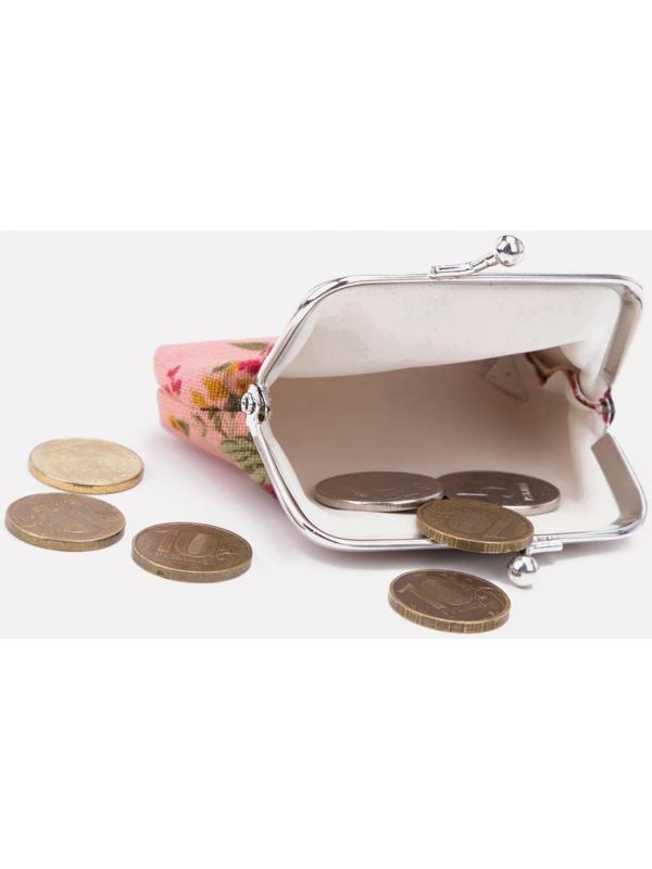 Кошелёк на фермуаре, цвет розовый